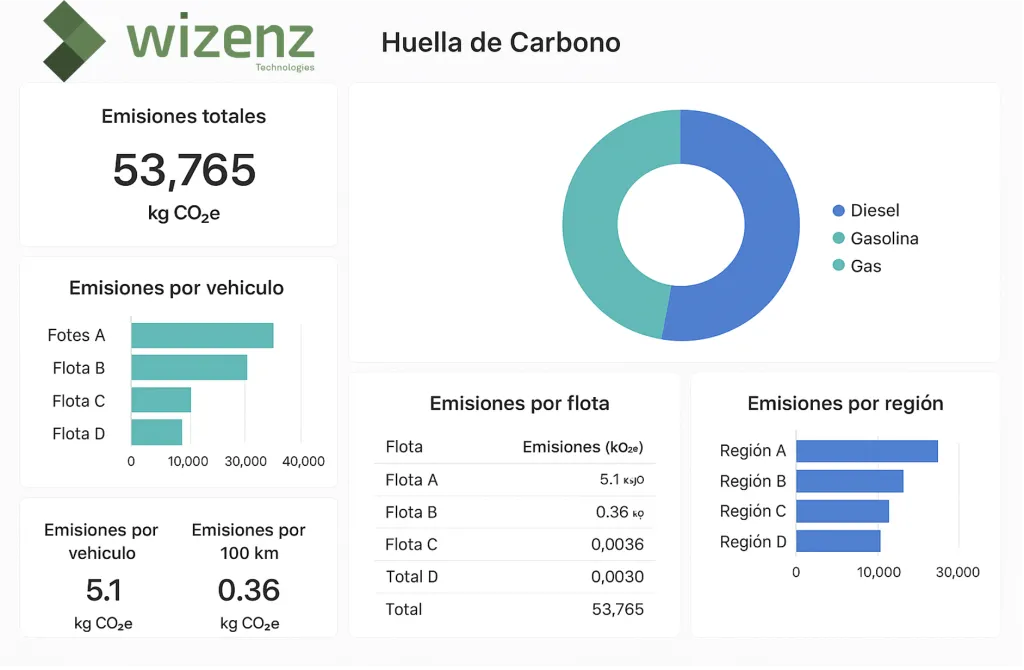 Tableros Huella de Carbono